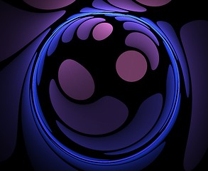 Image showing Rounded abstract fractal