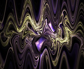 Image showing Surreal wavy fractal