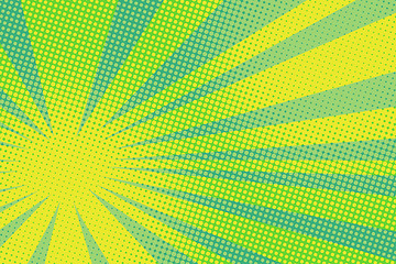 Image showing green yellow pop art background