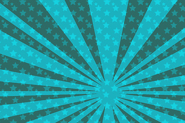 Image showing pop art blue star background