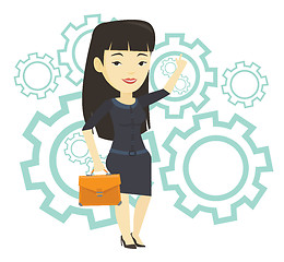 Image showing Successful business idea vector illustration.