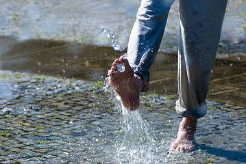 Image showing hot day in the city