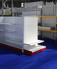 Image showing Shelves Empty