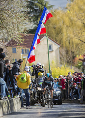 Image showing The Cyclist Nicolas Roche - Paris-Nice 2016