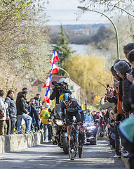 Image showing The Cyclist Nicolas Roche - Paris-Nice 2016