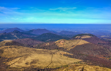 Image showing Volcanic Plateau in The Central Massif, France