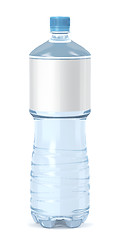 Image showing Water bottle on white background