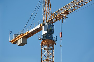 Image showing Tall Construction Crane