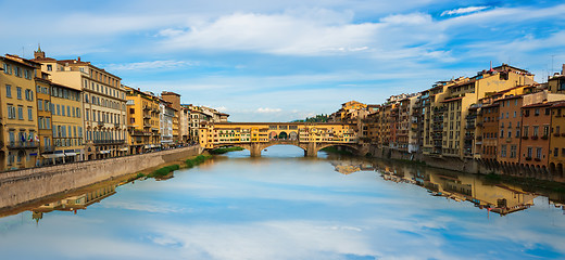 Image showing Ponte Vecchio panorama