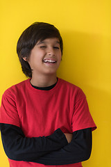 Image showing Portrait of a happy young boy