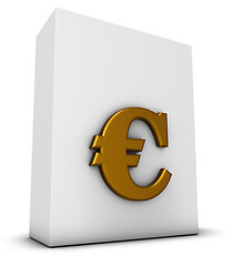 Image showing euro symbol and box