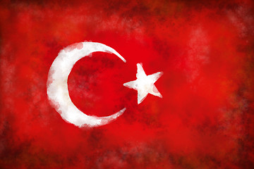 Image showing flag of turkey