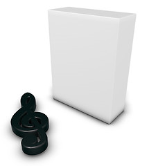 Image showing clef and box