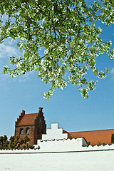 Image showing Sollerod church in spring