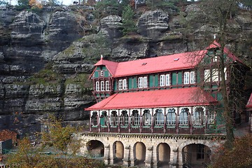 Image showing Building in Czech mountains 