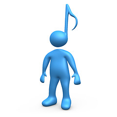 Image showing Music Person