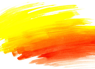 Image showing Bright abstract watercolor background