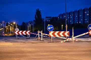 Image showing Road Construction detour