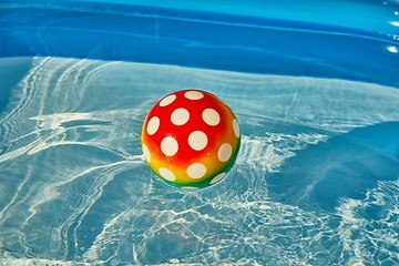 Image showing Ball in the water