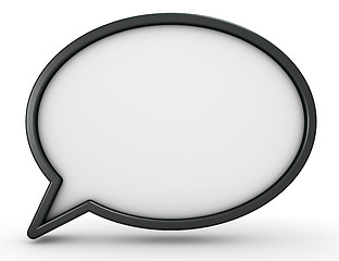 Image showing 3d speech bubble