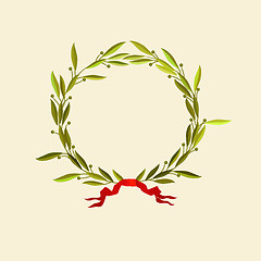 Image showing laurel wreath