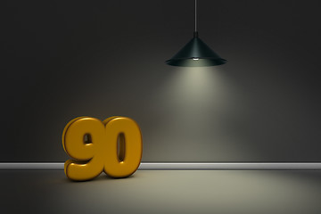 Image showing number ninety