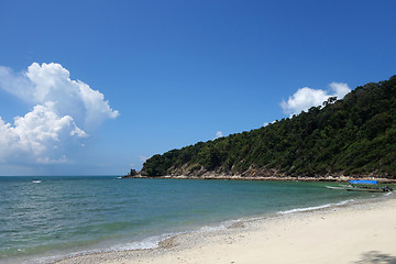 Image showing Landscape view of tropical beach