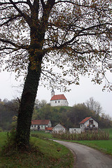 Image showing Beautiful small rural church in Croatia