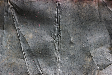 Image showing Twisted sheet of old metal texture