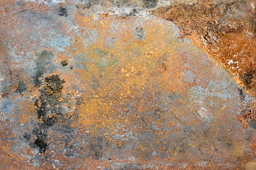 Image showing Rusted metal background