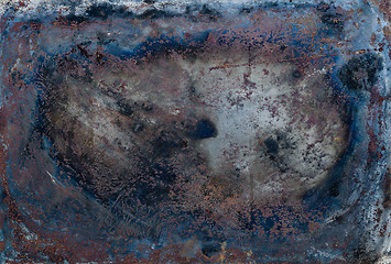 Image showing Rusted metal background