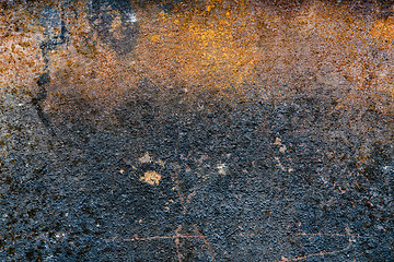 Image showing Rusted metal background