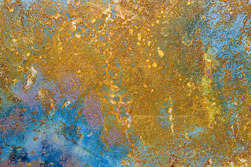 Image showing Rusted metal background