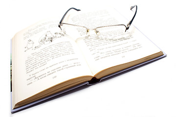 Image showing Book and glases