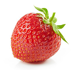 Image showing fresh red strawberry