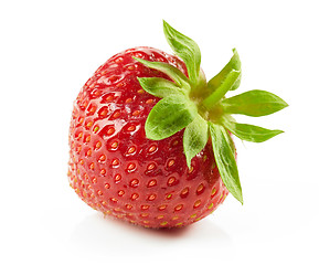 Image showing fresh red strawberry