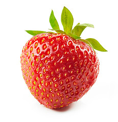 Image showing fresh red strawberry