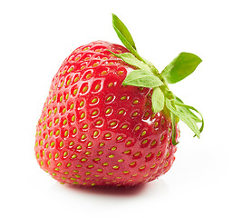 Image showing fresh red strawberry