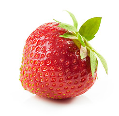 Image showing fresh red strawberry