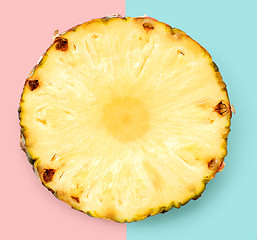 Image showing slice of pineapple