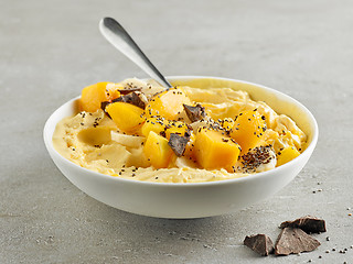 Image showing smoothie bowl of frozen banana and mango