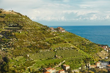 Image showing Mediterranean coastal landscape