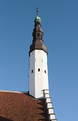 Image showing Church of the Holy Spirit octagonal tower in Estonia