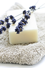 Image showing Lavender soap