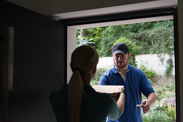 Image showing Pizza Delivery Man