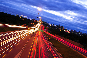 Image showing Night traffic