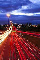 Image showing Night traffic