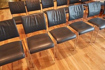 Image showing Rows of Chairs