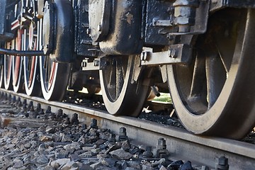 Image showing Steam Locomotive Detail