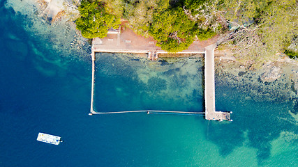 Image showing Beautiful rock pool swimming spot on Sydney